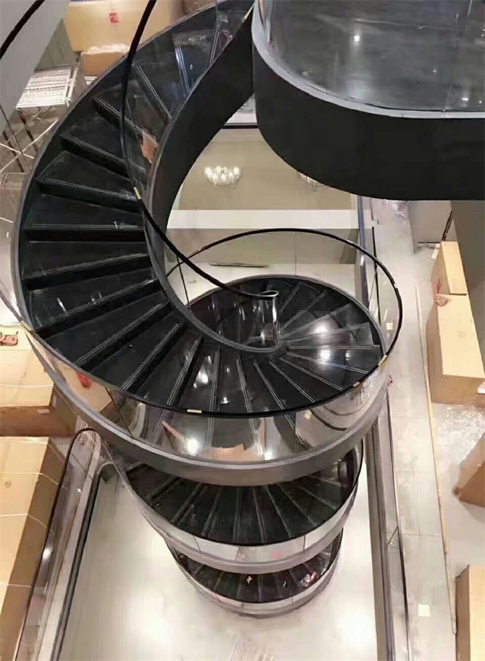 商场旋转楼梯定做