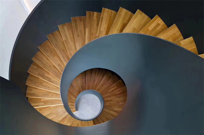 西安办公楼弧形楼梯定做厂家