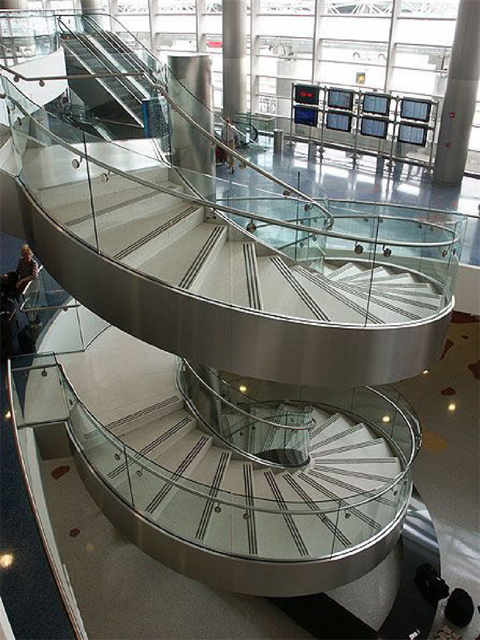 西安弧形玻璃栏杆定做