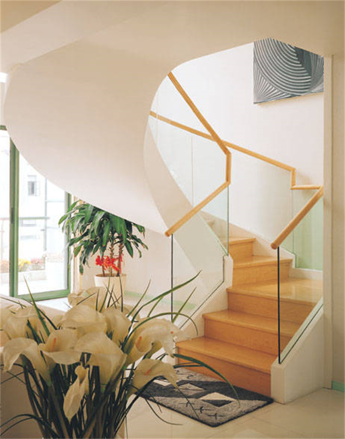 西安弧形玻璃栏杆